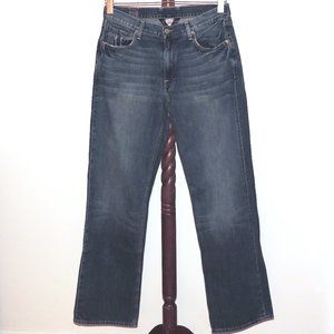Lucky Brand distressed straight leg denim jeans
